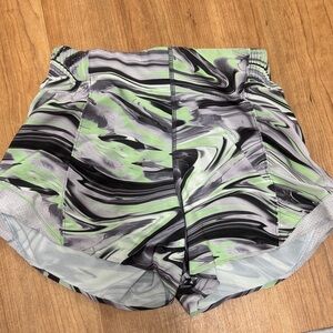 lululemon athletica Green and Gray Athletic Shorts